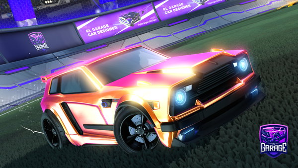 A Rocket League car design from ASGANDREI