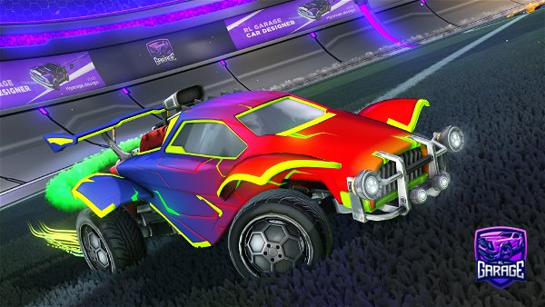 A Rocket League car design from TruYoung