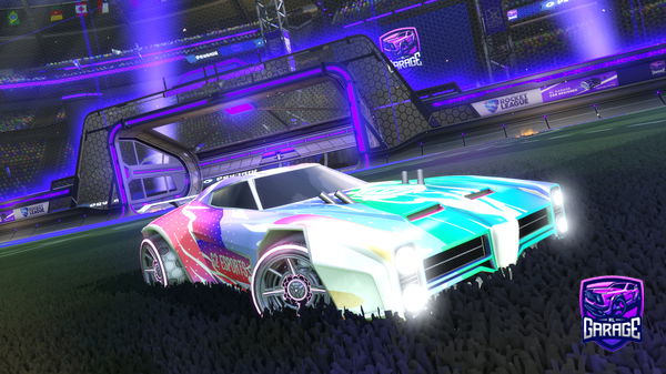 A Rocket League car design from Rooler