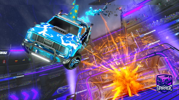 A Rocket League car design from sandrsis