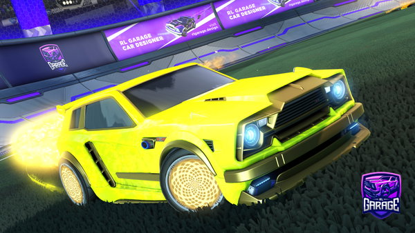 A Rocket League car design from SplishyySplash