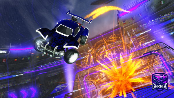 A Rocket League car design from D64s