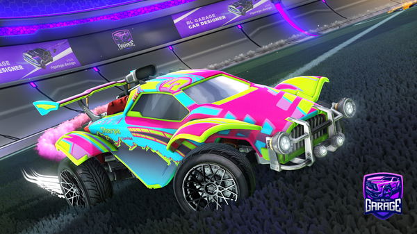 A Rocket League car design from Temptx