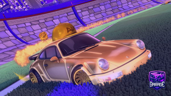 A Rocket League car design from burntsienna