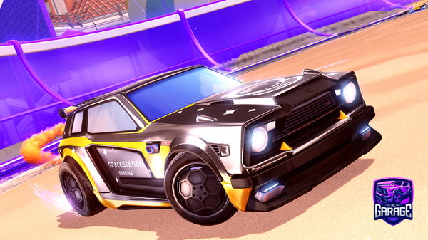 A Rocket League car design from Splashyyy