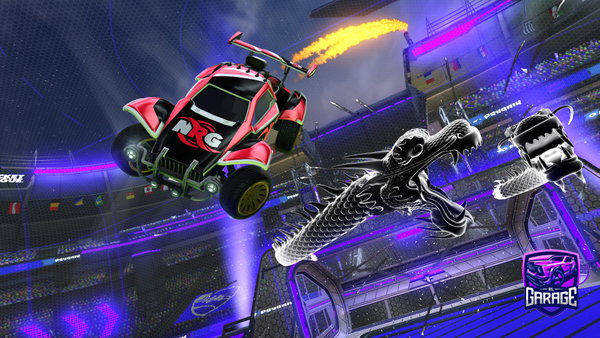 A Rocket League car design from ItzMegaDrip