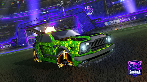 A Rocket League car design from joacostation
