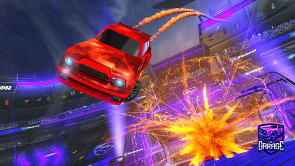 A Rocket League car design from btwahmet