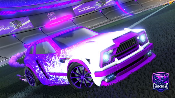 A Rocket League car design from K9xLittleLMN