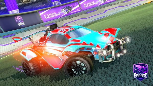 A Rocket League car design from Gupadre