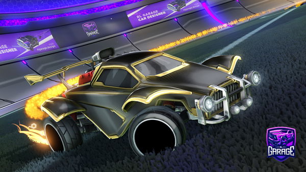 A Rocket League car design from jupjup100