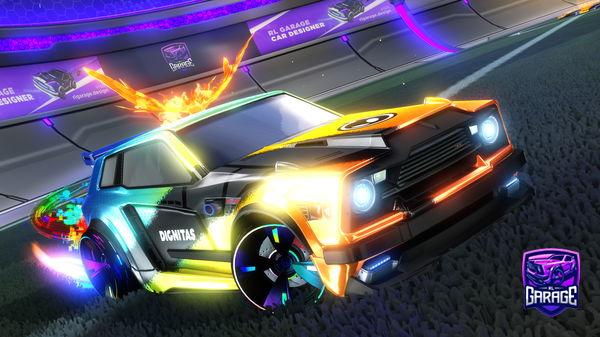 A Rocket League car design from happyhippy11