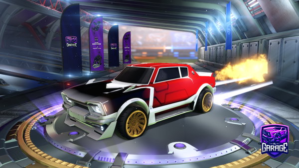 A Rocket League car design from Cristyan098