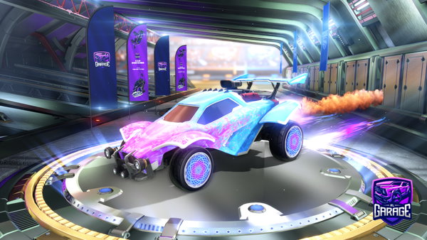 A Rocket League car design from Cromos461
