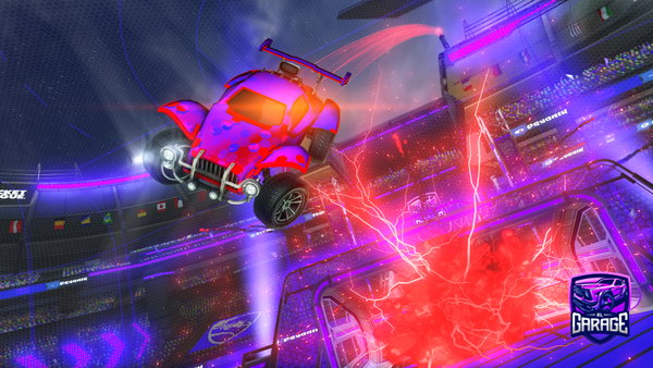 A Rocket League car design from gokublack080708