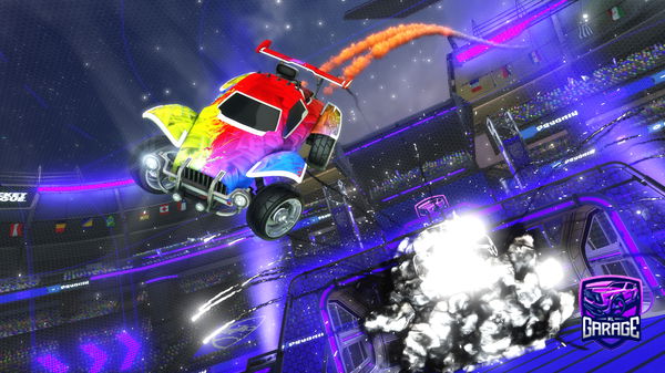 A Rocket League car design from me1lon