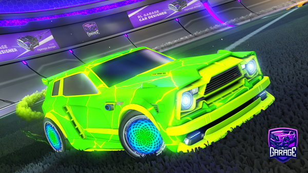 A Rocket League car design from DatGood