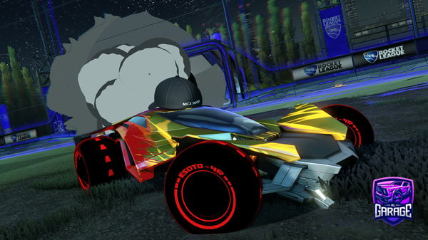 A Rocket League car design from UrsaMajorThumbz