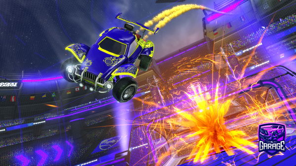 A Rocket League car design from Oxonia