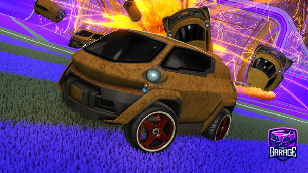 A Rocket League car design from Gupadre