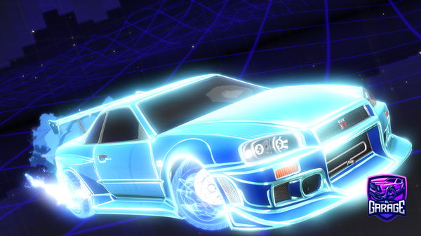 A Rocket League car design from OmegaActive