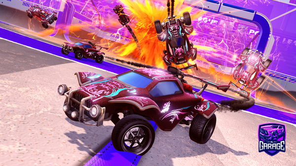 A Rocket League car design from KeepItUp