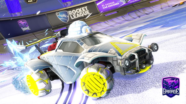 A Rocket League car design from Kugelmagnet69