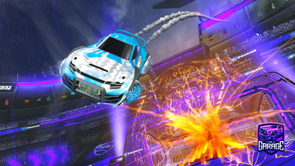 A Rocket League car design from minifranny