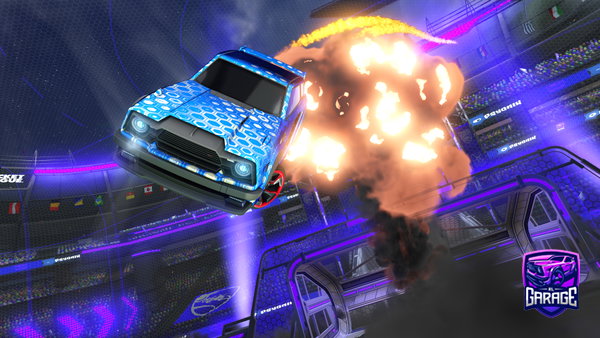 A Rocket League car design from it_neam