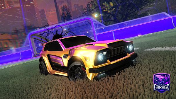 A Rocket League car design from BKLK