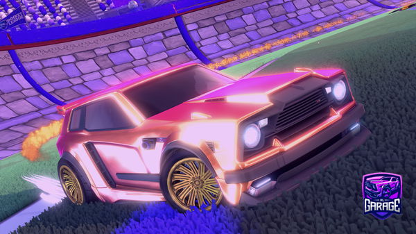 A Rocket League car design from Nateistall