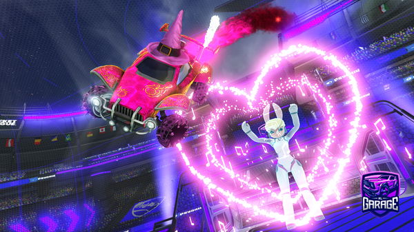 A Rocket League car design from GirlSkullCrusher