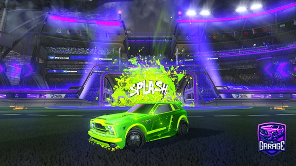 A Rocket League car design from Elinnnnnn