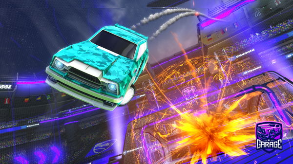 A Rocket League car design from GreenVDogFan