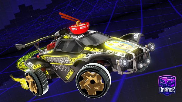 A Rocket League car design from Ultragod09