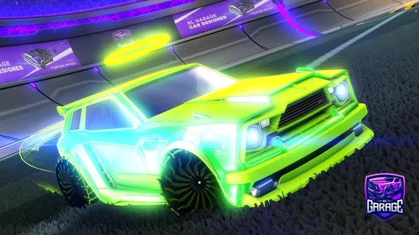 A Rocket League car design from MuninZG
