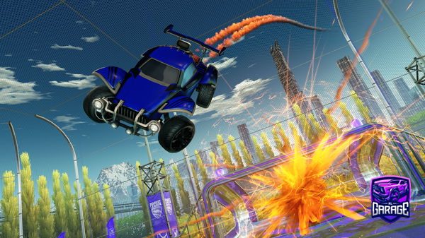 A Rocket League car design from Migalha19