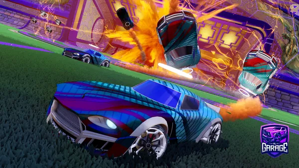 A Rocket League car design from GoBlitzy