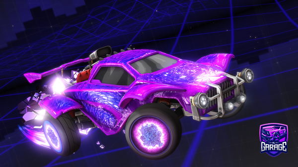 A Rocket League car design from Vpolox99