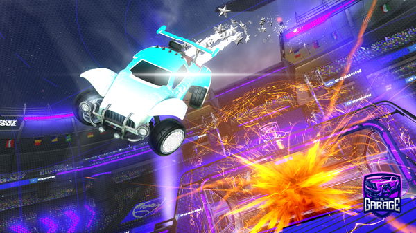 A Rocket League car design from CristoferDFR