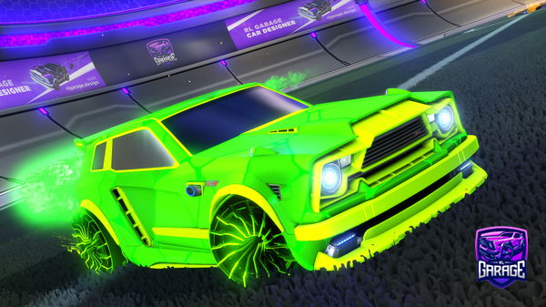 A Rocket League car design from BW1