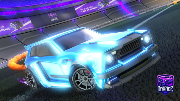 A Rocket League car design from T3cno17