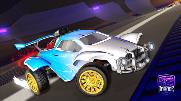 A Rocket League car design from VariedFiber4866