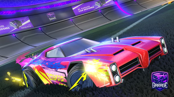 A Rocket League car design from rhubarbz