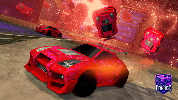 A Rocket League car design from Stopper