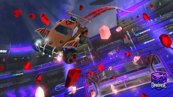 A Rocket League car design from GoldenGerby