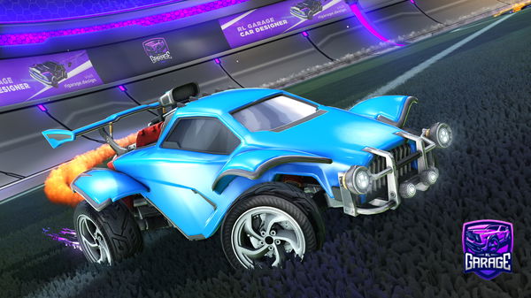 A Rocket League car design from SchoolPizzaParty