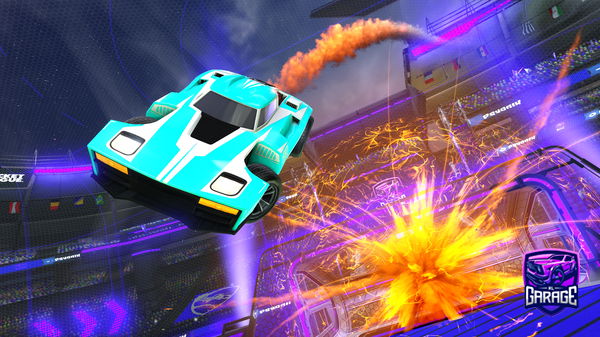 A Rocket League car design from ItsSpiderBoi