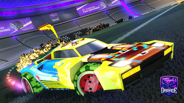 A Rocket League car design from RWJ