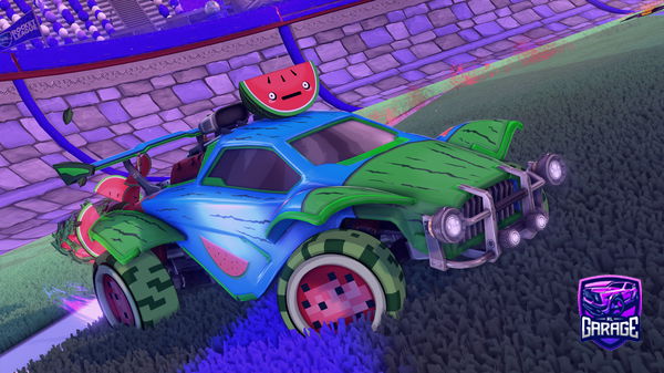 A Rocket League car design from leoshredz